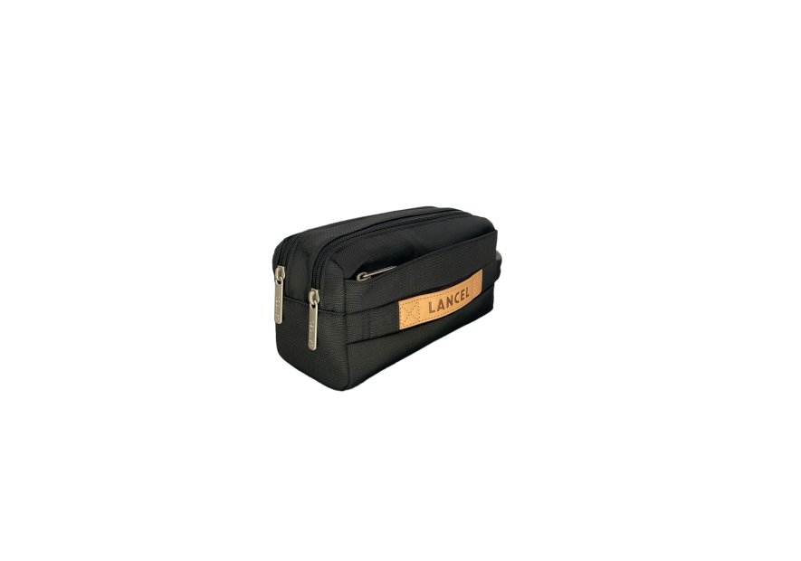 Lancel A12976 - POLYESTER/CUIR - NOIR trousse de toilette néo partance Trousses de toilette