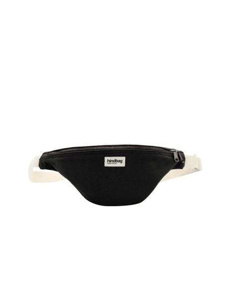 hindbag OLIVIA - COTON BIO - NOIR sac banane olivia sacs-a-mains