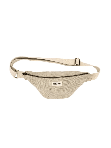 hindbag OLIVIA - COTON BIO - JUTE sac banane olivia Sac business