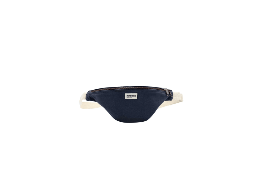 hindbag OLIVIA - COTON BIO - NAVY sac banane olivia Sac business