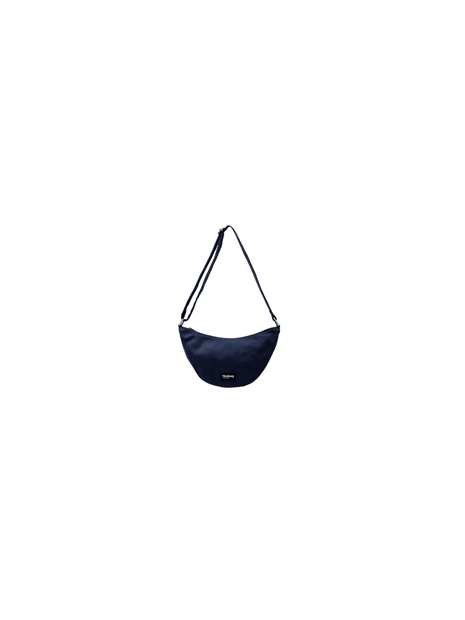 hindbag ANDREA - COTON BIO - NAVY sac bandoulière demi lune andrea hindbag sacs-a-mains