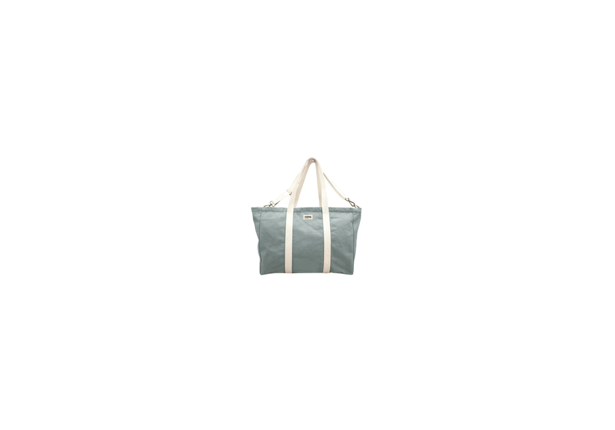 hindbag JEAN - COTON BIO - SAUGE sac week-end jean Sacs de voyage