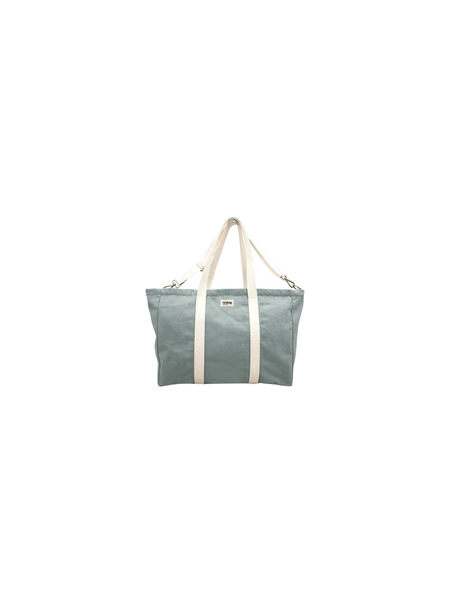 hindbag JEAN - COTON BIO - SAUGE sac week-end jean Sacs de voyage