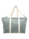hindbag JEAN - COTON BIO - SAUGE sac week-end jean sacs-de-voyage