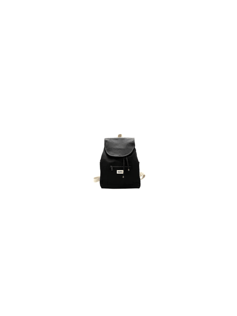 hindbag MINI ELIOT - COTON BIO - NOIR sac à dos eliot loisirs