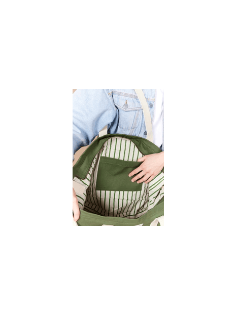 Hindbag MINI ELIOT - COTON BIO - OLIVE sac à dos eliot Maroquinerie