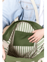 hindbag MINI ELIOT - COTON BIO - OLIVE sac à dos eliot loisirs