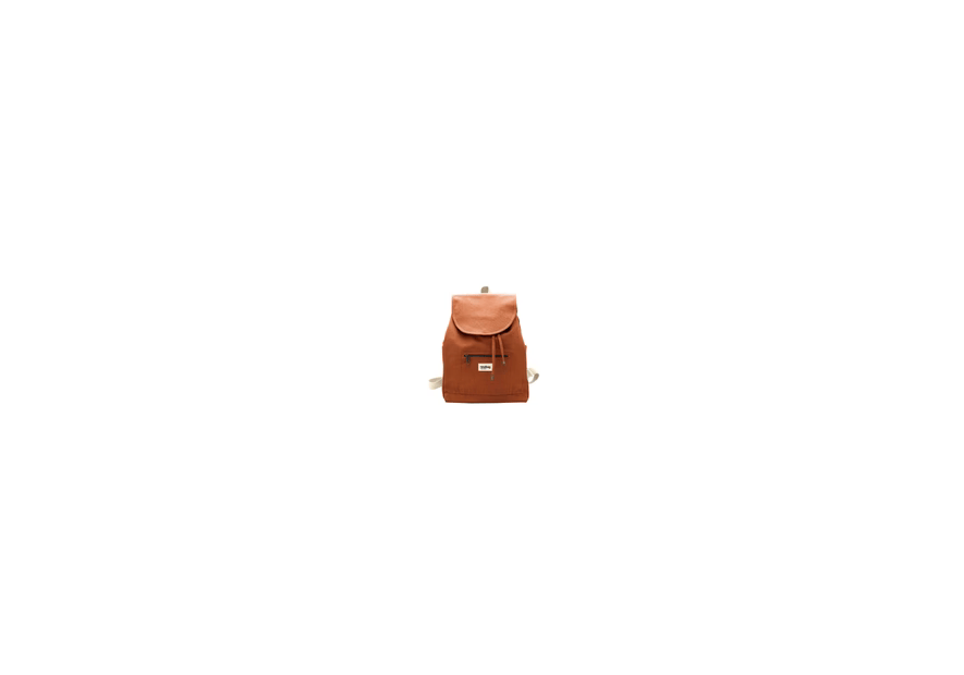 Hindbag MINI ELIOT - COTON BIO - SIENNE sac à dos eliot Maroquinerie