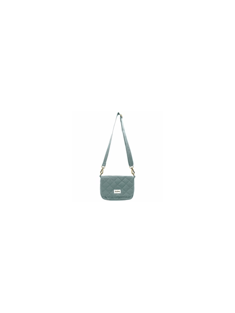 hindbag MARGAULT - COTON BIO - SAUGE sac à rabat margault sacs-a-mains