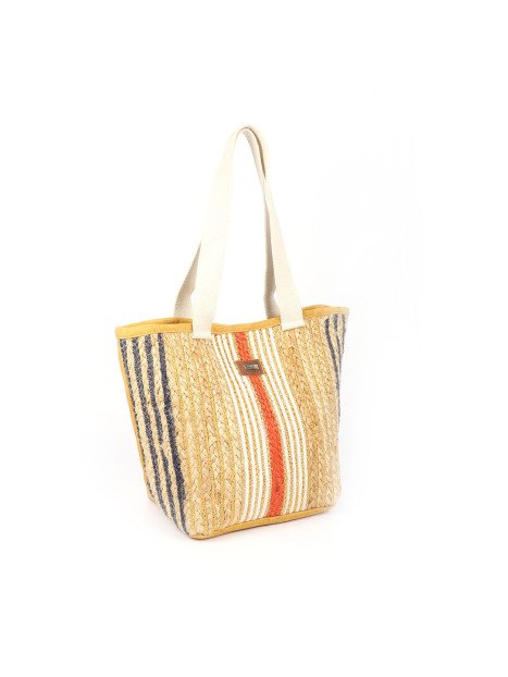 les tropeziennes COM-TZ-01 - TOILE DE JUTE - MULT sac shopping plage com Sac business