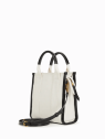 Nat & Nin MINI OPERA - TOILE ET CUIR - NOI petit sac porté travers sacs-a-mains