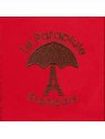 le parapluie français LPF67 - POLYESTER - ROUGE parapluie pliant uni automatique pliant-mixte
