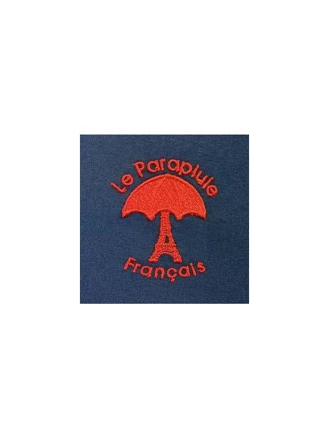le parapluie français LPF67 - POLYESTER - MARINE parapluie pliant uni automatique pliant-mixte