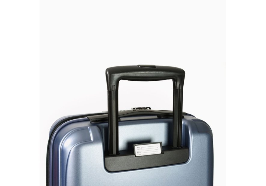 Elite Bagage E2125 - POLYCARBONATE - BLEU ARD valise 65cm ligne pure Valises