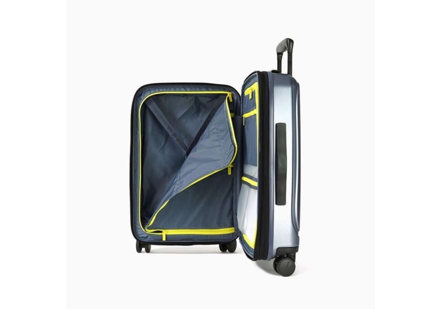 Elite Bagage E2125 - POLYCARBONATE - BLEU ARD valise 65cm ligne pure Valises