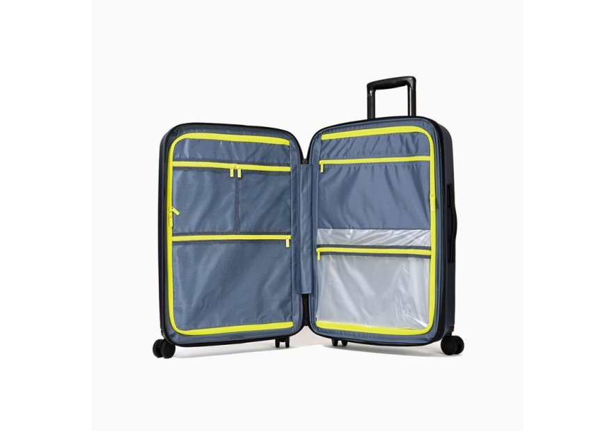Elite Bagage E2125 - POLYCARBONATE - BLEU ARD valise 65cm ligne pure Valises