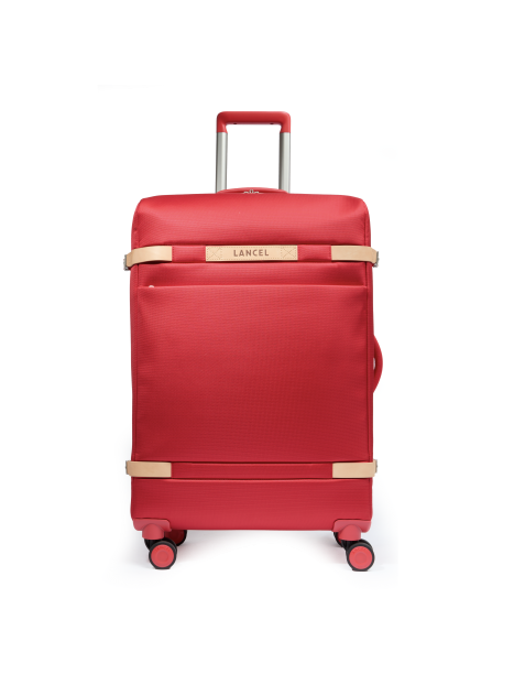 Lancel A12972 - POLYESTER/CUIR - ROUGE  valise néo partance 67cm Valises