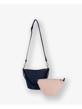 Les Ateliers Foures B118 - CUIR DE VACHETTE - NUIT foures-milo-porté travers Sac business