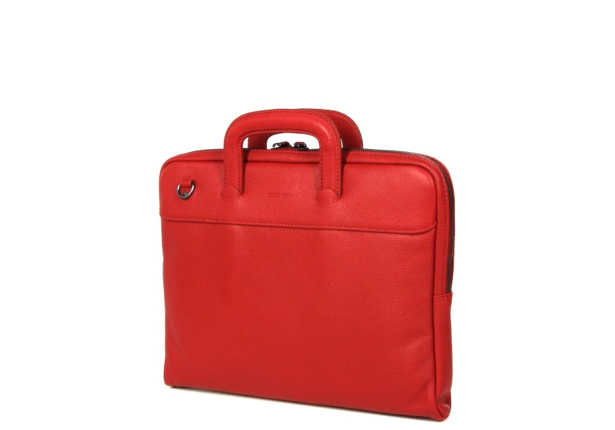 Gerard Henon 6944 - CUIR DE VACHETTE - ROUGE  porte documents slim 13" Porte-documents