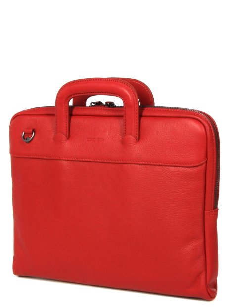Gerard Henon 6944 - CUIR DE VACHETTE - ROUGE porte documents slim 13" sac-business
