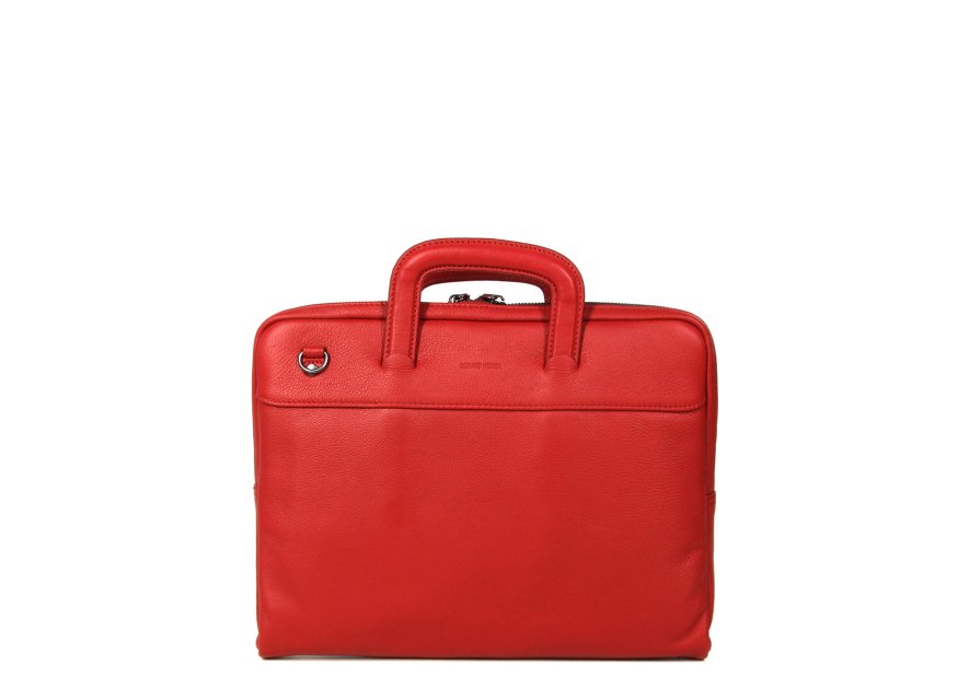 Gerard Henon 6944 - CUIR DE VACHETTE - ROUGE  porte documents slim 13" Porte-documents