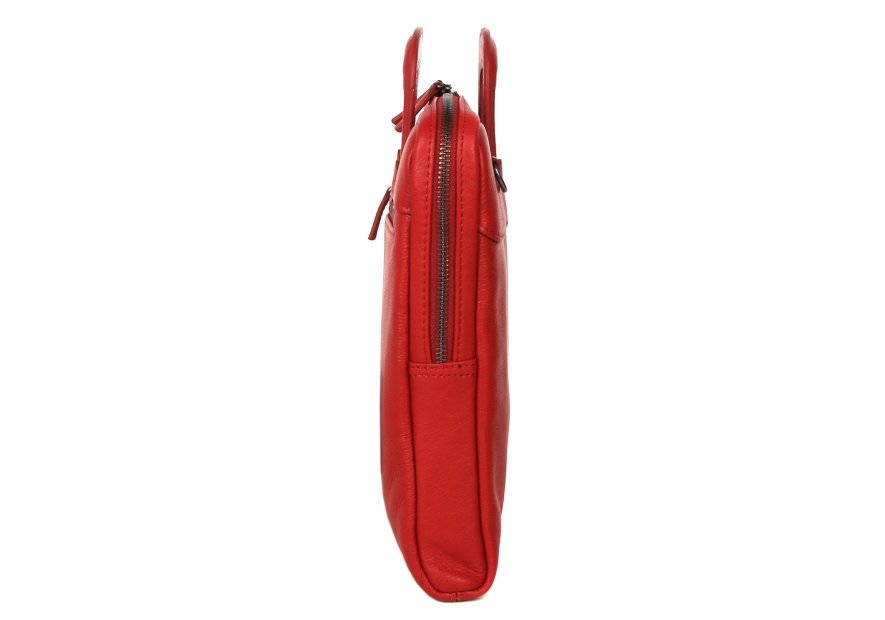 Gerard Henon 6944 - CUIR DE VACHETTE - ROUGE  porte documents slim 13" Porte-documents