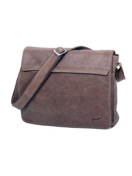 Gerard Henon 7173 - CUIR DE VACHETTE - CHOCOL gibecière maxi vintage Sac business