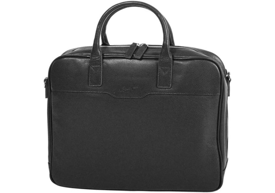 Gerard Henon 16232 - CUIR DE VACHETTE - NOIR  porte documents ordinateur twist Porte-documents