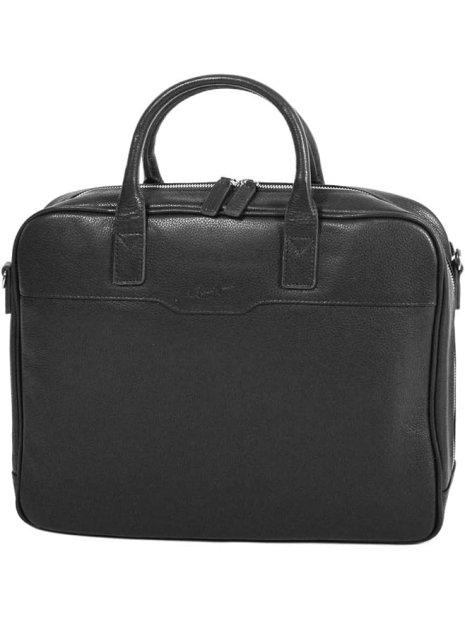 Gerard Henon 16232 - CUIR DE VACHETTE - NOIR porte documents ordinateur twist sac-business