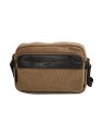 Gerard Henon 22320 - COTON ET CUIR - MARRON sac homme mini reporter safari sacoche-homme
