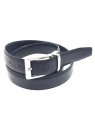 Gerard Henon C0610 - CUIR DE VACHETTE - NOIR ceinture reversible façon croco ceinture-homme