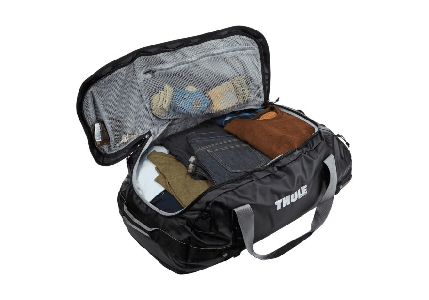 thule CHASM 130L - NYLON 400D - BLACK sac de voyage chasm 130l Maroquinerie