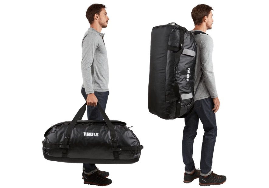thule CHASM 130L - NYLON 400D - BLACK sac de voyage chasm 130l Maroquinerie