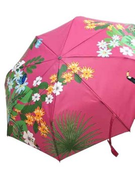 Neyrat Autun 3N - POLYESTER - FUSHIA. Perroquets Made in france pliant f