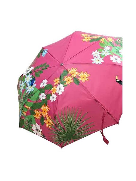 Neyrat Autun 3N - POLYESTER - FUSHIA. Perroquets Made in france pliant f