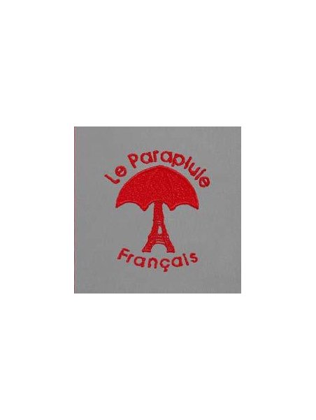 le parapluie français LPF67 - POLYESTER - GRIS FONCÉ parapluie pliant uni automatique Petite maroquinerie