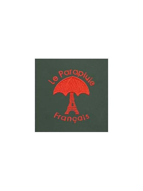 le parapluie français LPF67 - POLYESTER - VERT SAPIN - parapluie pliant 8 brins Parapluies