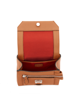 Lancel A09221 - CUIR DE VACHETTE - CAME lancel-ninon-sac à rabat s