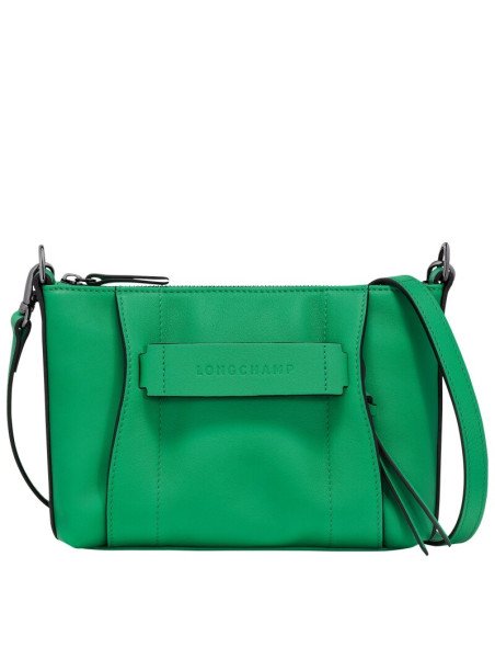 Longchamp 10199HCV - CUIR DE VEAU - VERT - sac bandoulière s longchamp 3d Sac business