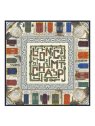 Longchamp 50641GSO - SOIE - KAKI carré de soie jardin parisien 90x90cm carre-de-soie