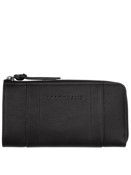 Longchamp 3418HCV porte feuille long zippé 3d Porte-monnaie Femme