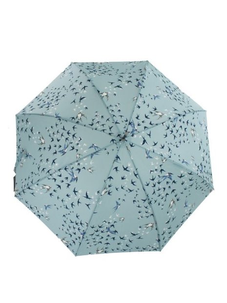 Maison Pierre Vaux VX-1713 - POLYESTER - CIEL parapluie femme pliant hirondelles vaux pliant-f