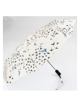 Maison Pierre Vaux VX-1713 - POLYESTER - CRÉME parapluie femme pliant hirondelles vaux Petite maroquinerie