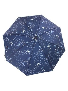 Maison Pierre Vaux VX-1713 - POLYESTER - MARINE parapluie femme pliant hirondelles vaux Petite maroquinerie