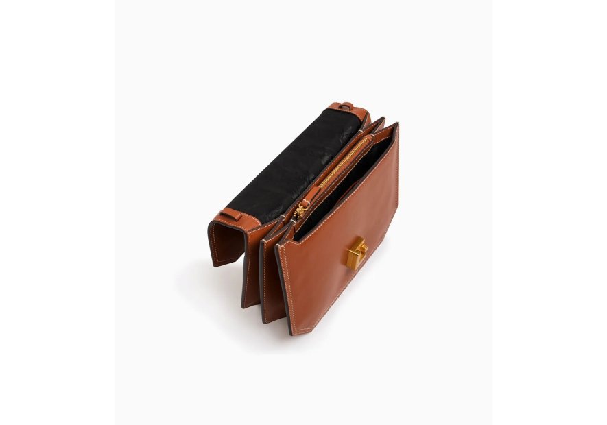 Le Tanneur TROS1210 - CUIR DE VACHETTE - TA porté travers mm rose Sac business
