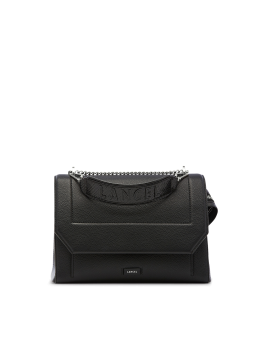 Lancel A09223 - CUIR DE VACHETTE - NOIR Lancel Ninon l - Sac Rabat