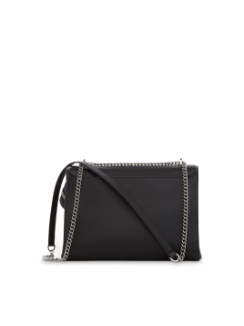 Lancel A09223 - CUIR DE VACHETTE - NOIR Lancel Ninon l - Sac Rabat