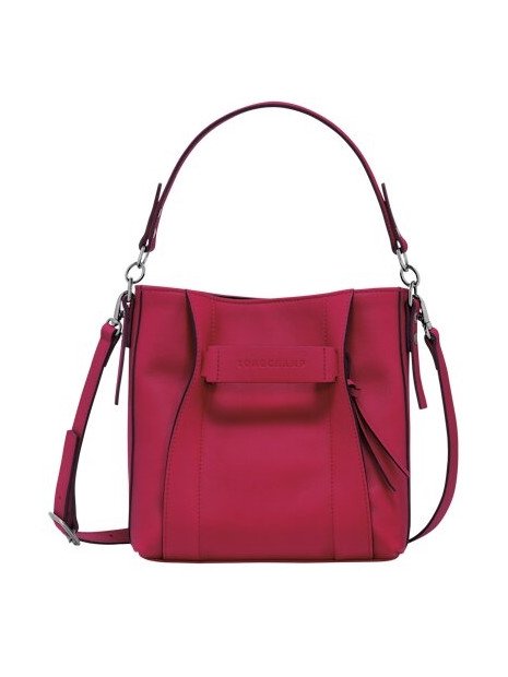 Longchamp 10215HCV - CUIR DE VEAU - MAGENT sac bandoulière s longchamp 3d sacs-a-mains