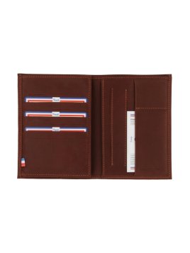 Frandi 668/5 RFID - CUIR DE VACHETTE -  portefeuille authentique 14 cm/3volets Portefeuilles