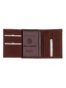 Frandi 668/5 RFID - CUIR DE VACHETTE -  portefeuille authentique 14 cm/3volets portefeuille-homme